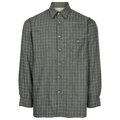 Mens Fleece Lined Check Shirt