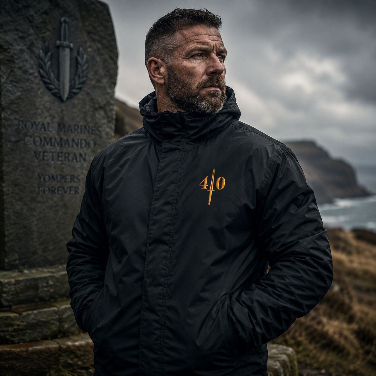 40 Commando Embroidered Waterproof