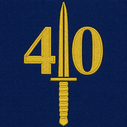 40 Commando Embroidered Waterproof