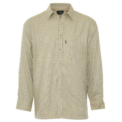 Mens Fleece Lined Check Shirt
