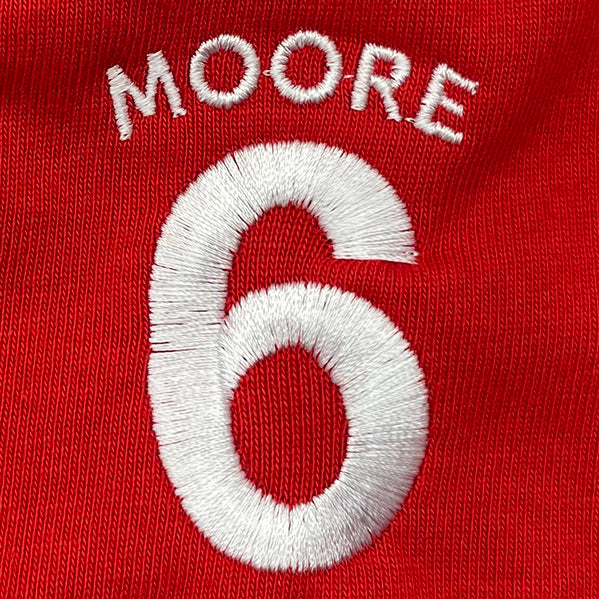 Personalised Polo Shirt Embroidered with any Name & Number