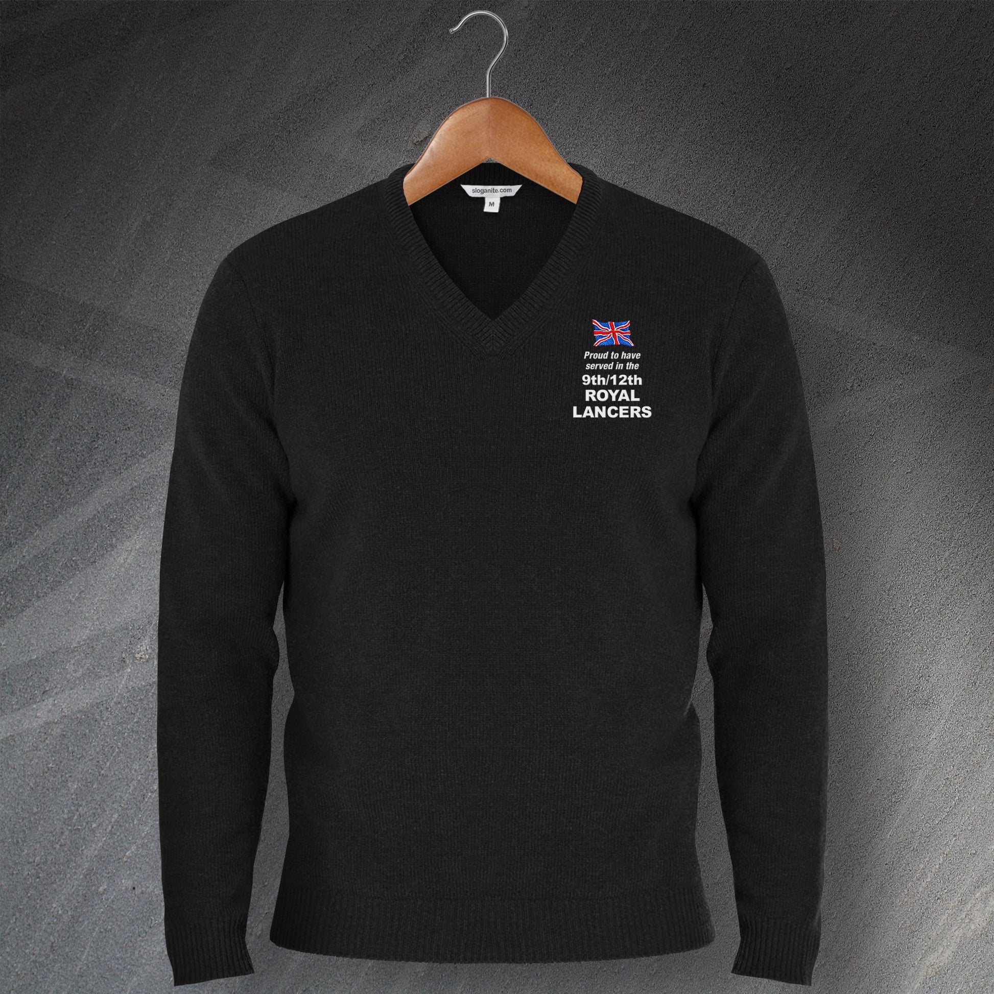 9th/12th Royal Lancers V-Neck Jumper