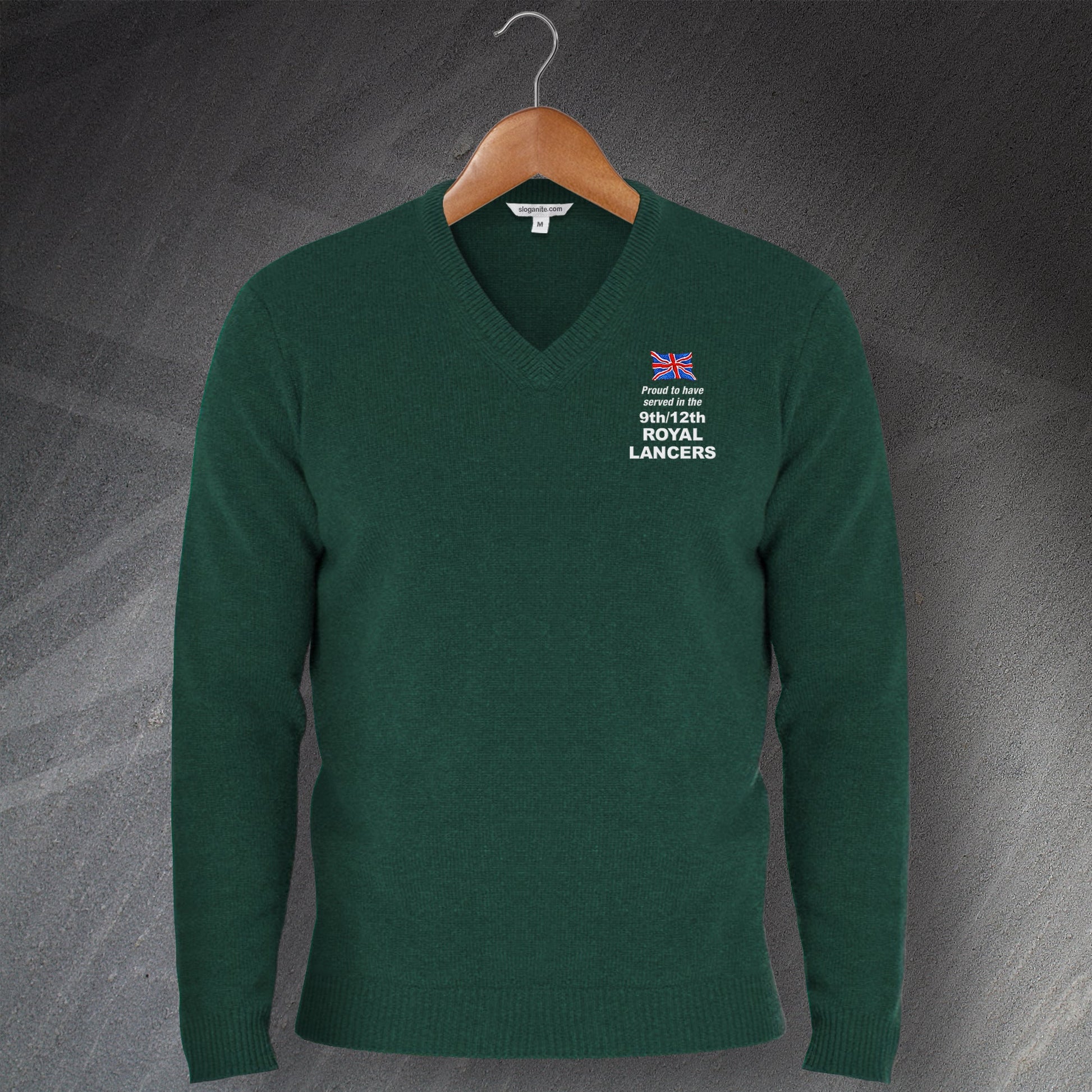 9th/12th Royal Lancers V-Neck Jumper