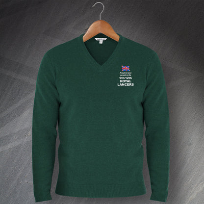 9th/12th Royal Lancers V-Neck Jumper