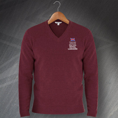 9th/12th Royal Lancers V-Neck Jumper