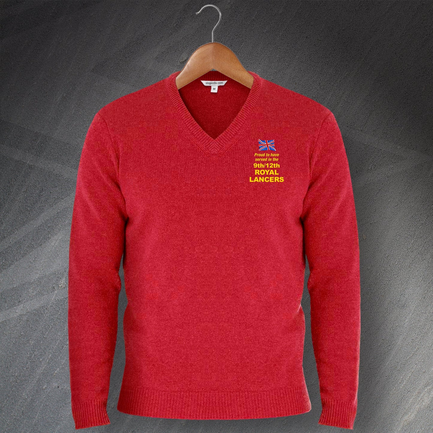 9th/12th Royal Lancers V-Neck Jumper
