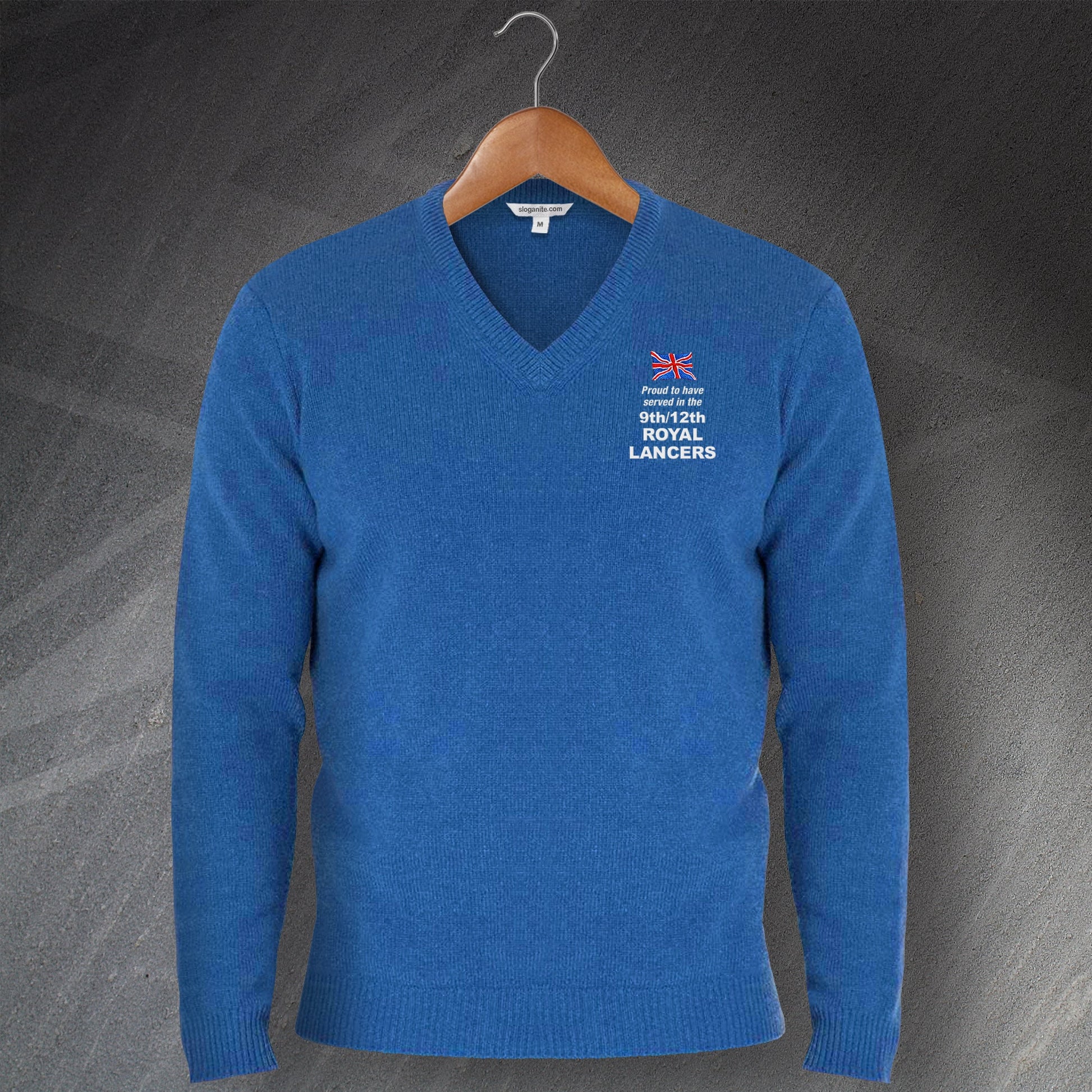 9th/12th Royal Lancers V-Neck Jumper