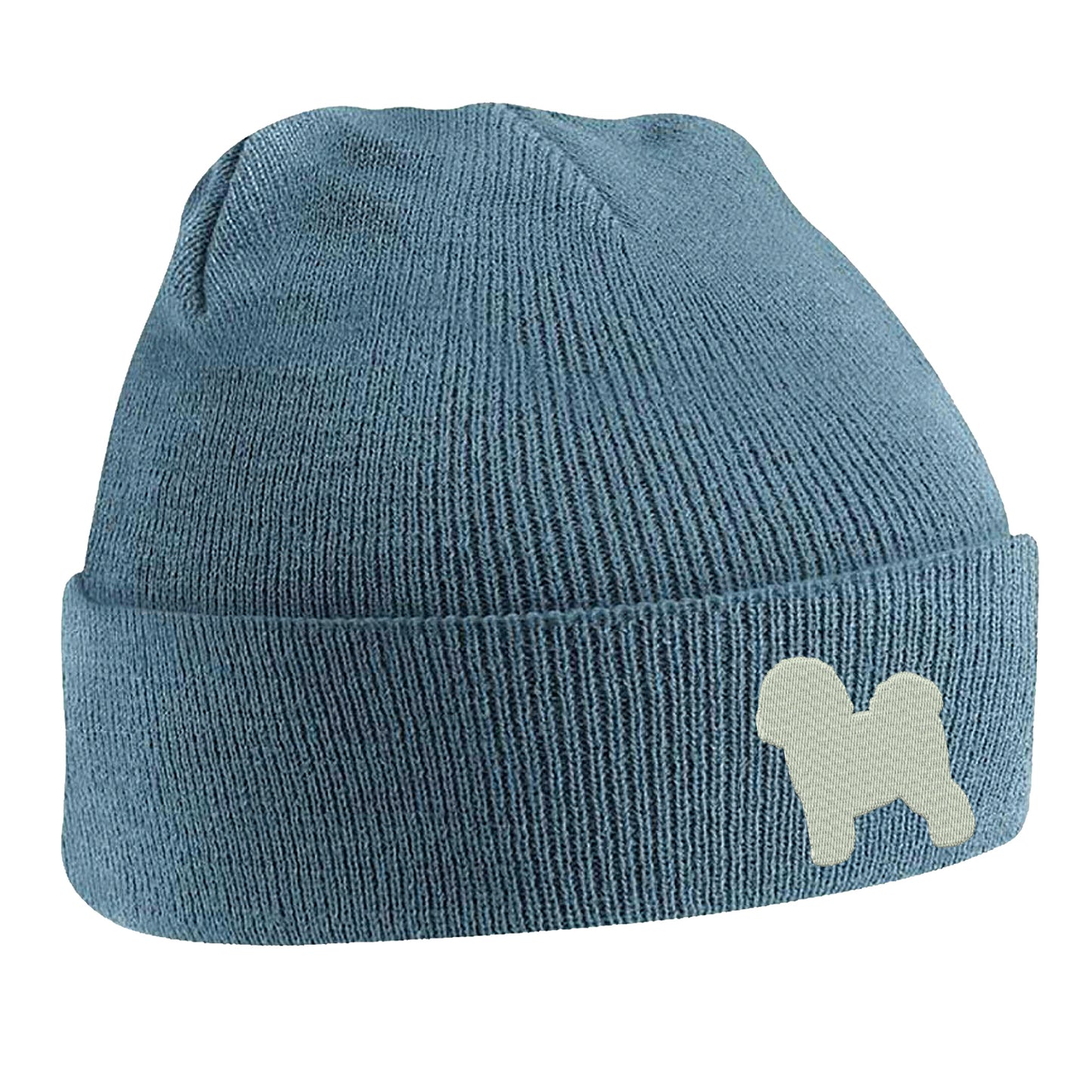 Bichon Frise Embroidered Beanie Hat