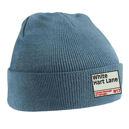 Retro White Hart Lane Beanie Hat