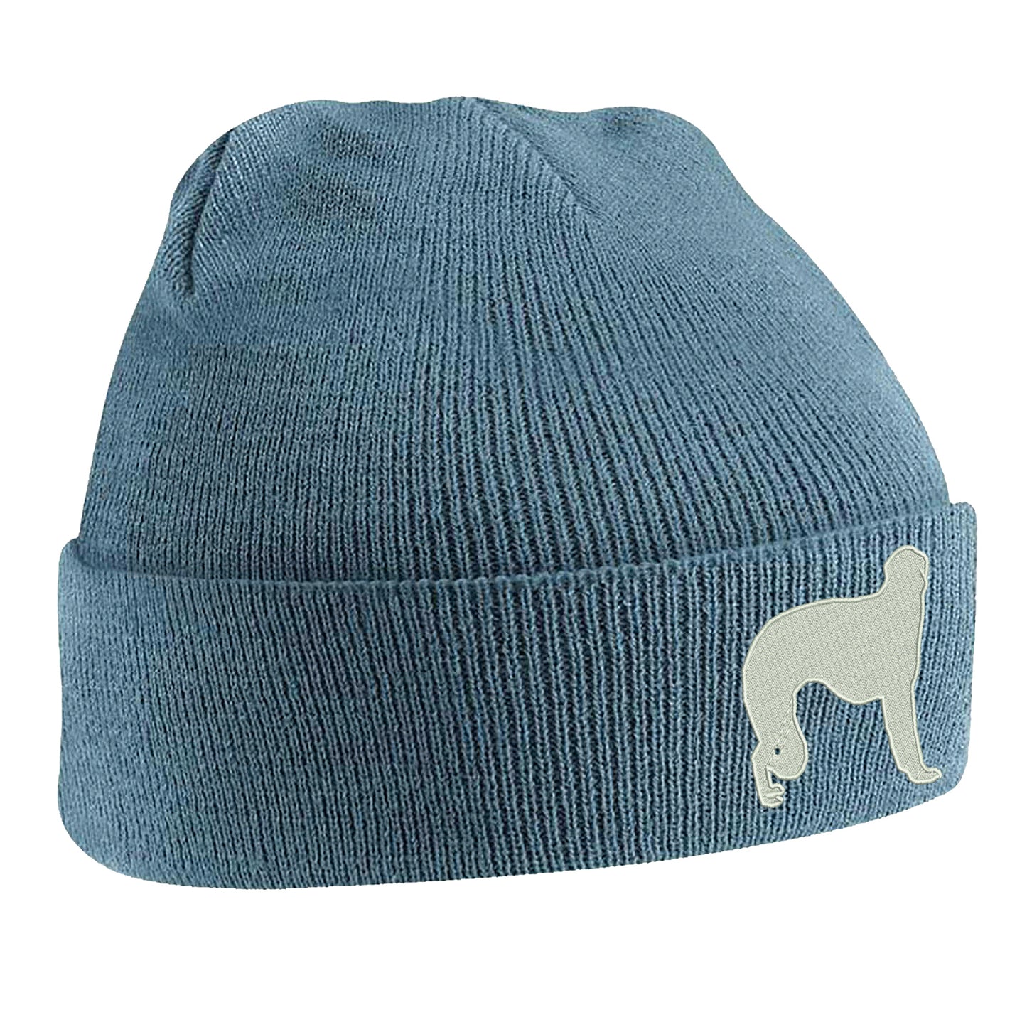 Borzoi Embroidered Beanie Hat
