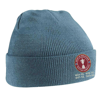 Hearts Scottish Champions Football Beanie Hat