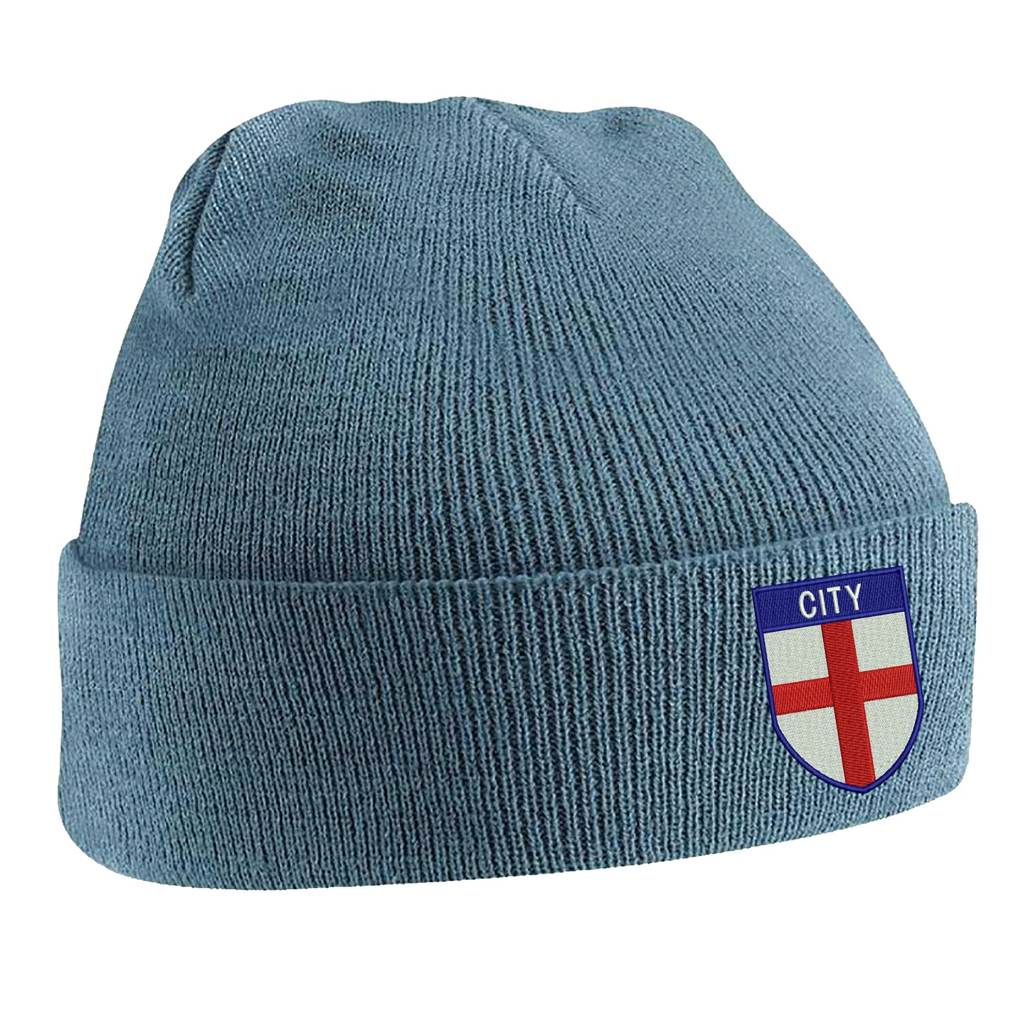 City Flag of England Shield Beanie Hat