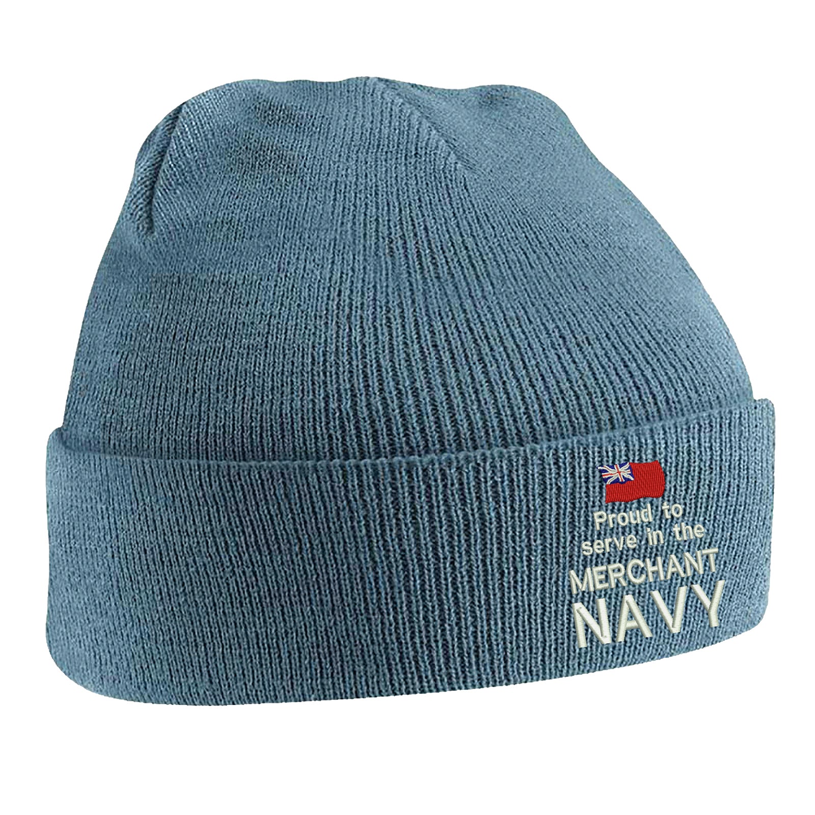 Proud to Serve in The Merchant Navy Beanie Hat