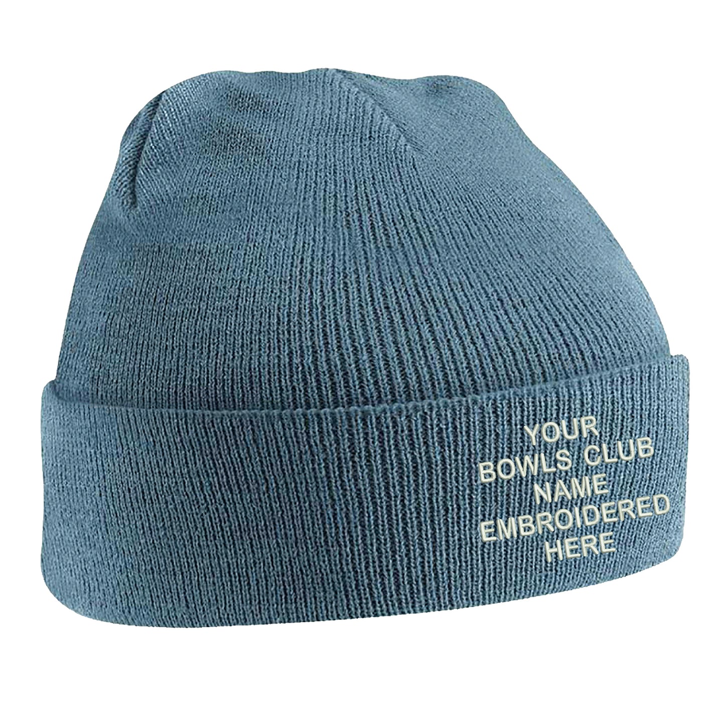 Personalised Bowls Club Beanie Hat