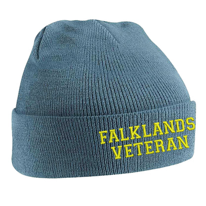 Falklands Veteran Embroidered Beanie Hat