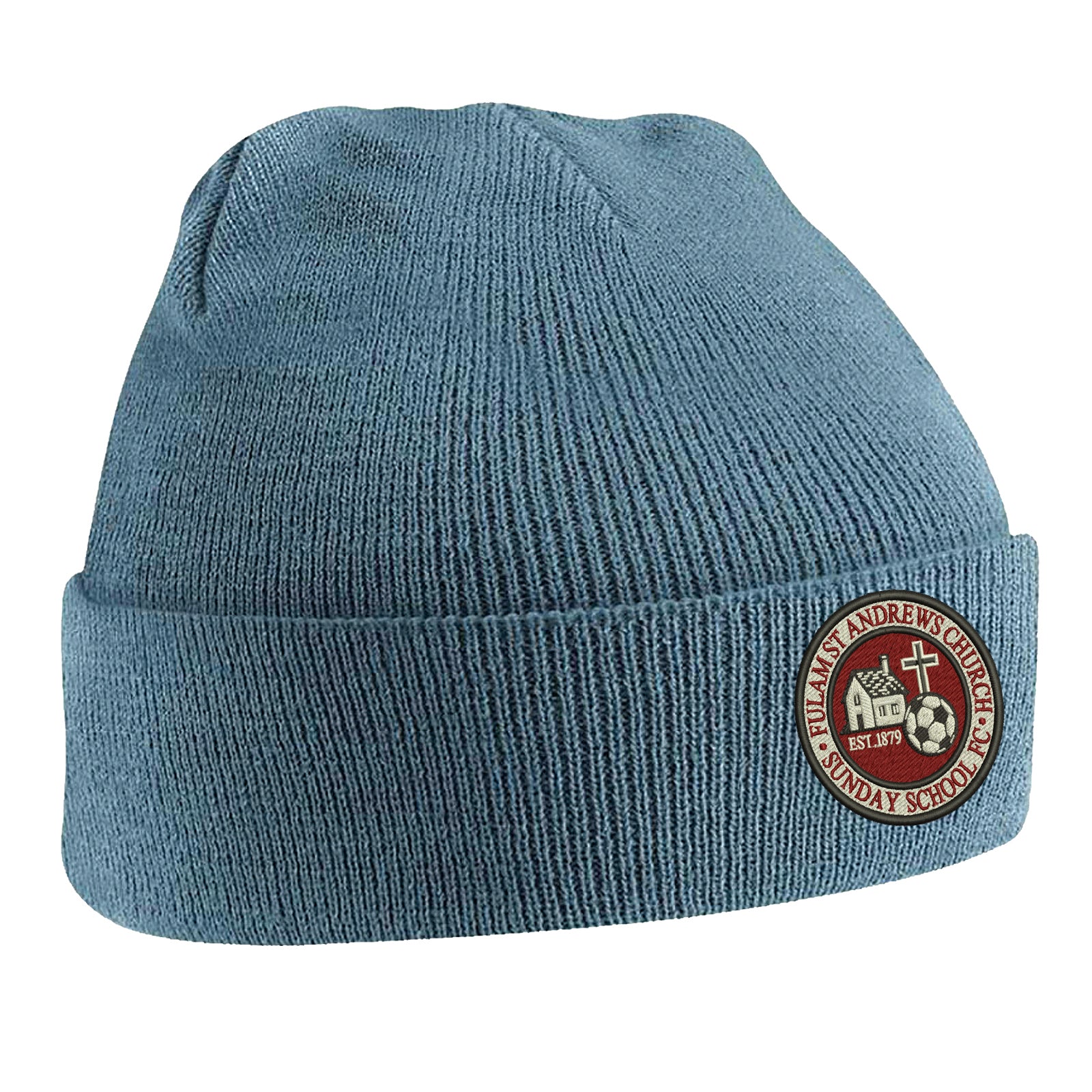 Old School Fulham Football Beanie Hat 