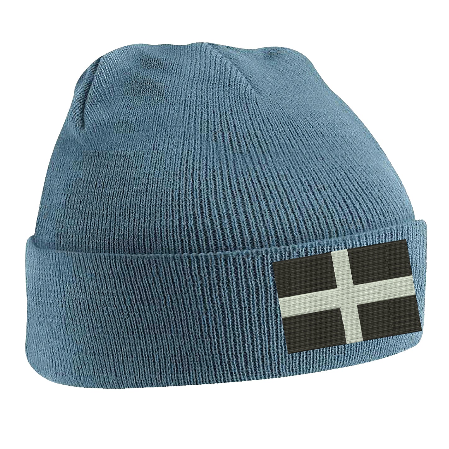 Saint Piran’s Flag Cornwall Beanie Hat 