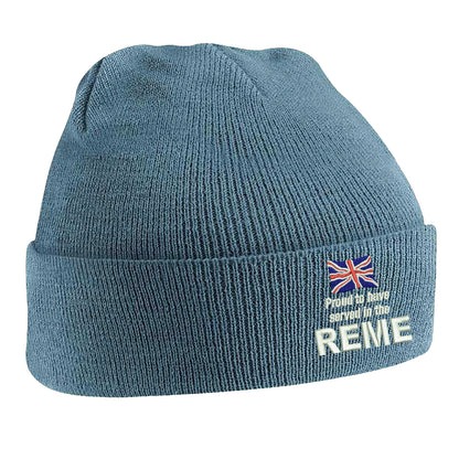 Proud to Have Served in The REME Beanie Hat