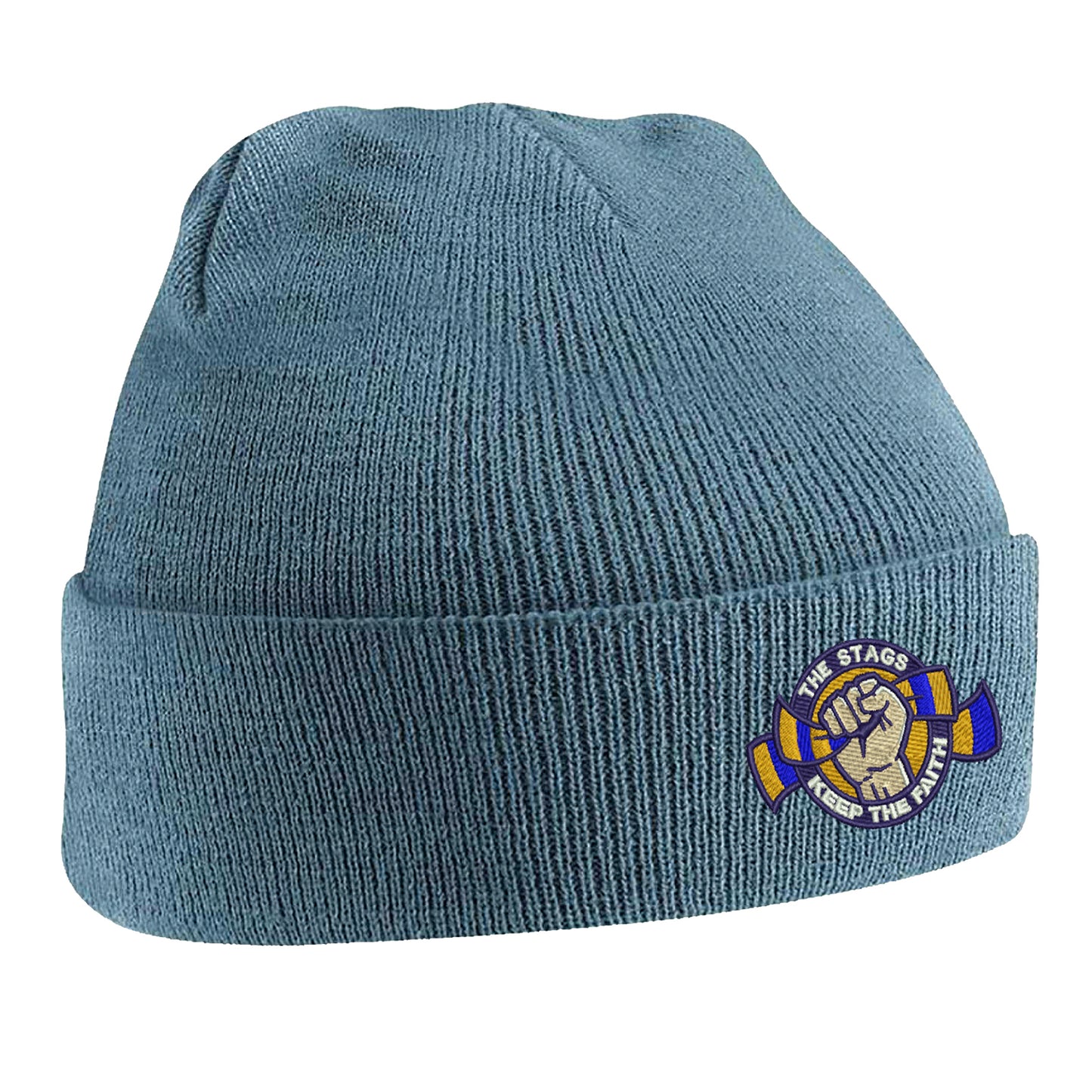 The Stags Keep The Faith Embroidered Beanie Hat