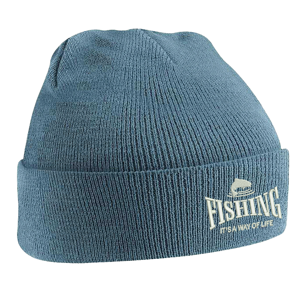 Fishing It's a Way of Life Beanie Hat