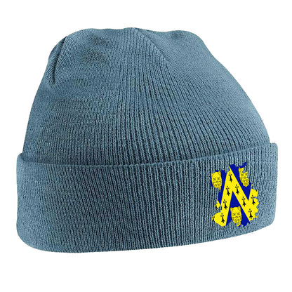 Shropshire Flag Map Embroidered Beanie Hat