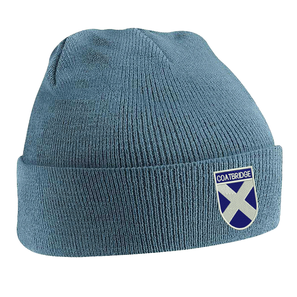 Coatbridge Flag of Scotland Shield Beanie Hat