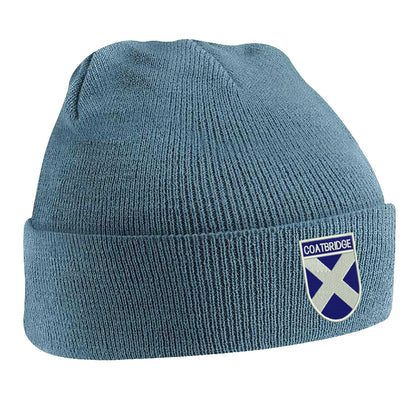 Coatbridge Flag of Scotland Shield Beanie Hat
