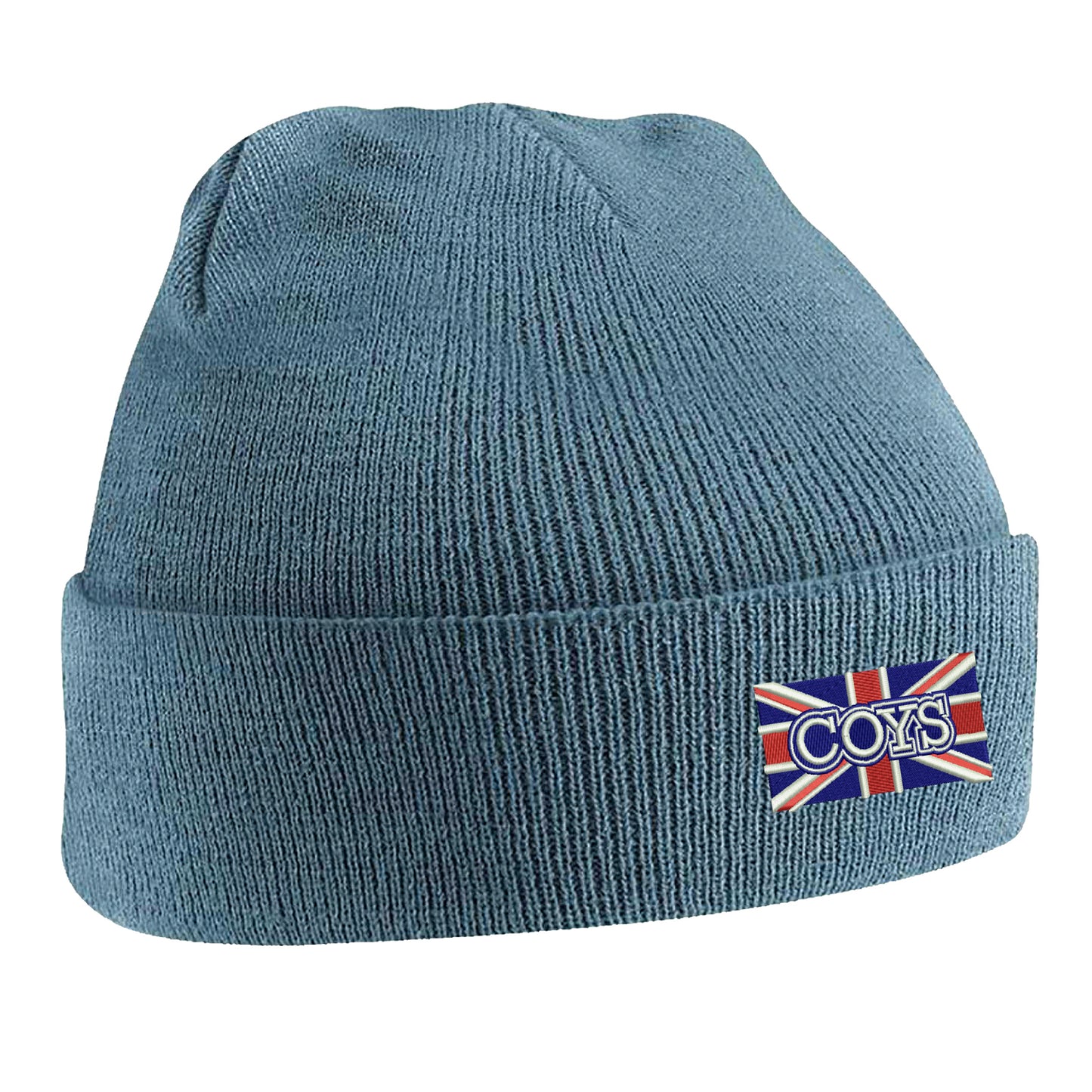 COYS Union Jack Embroidered Beanie Hat