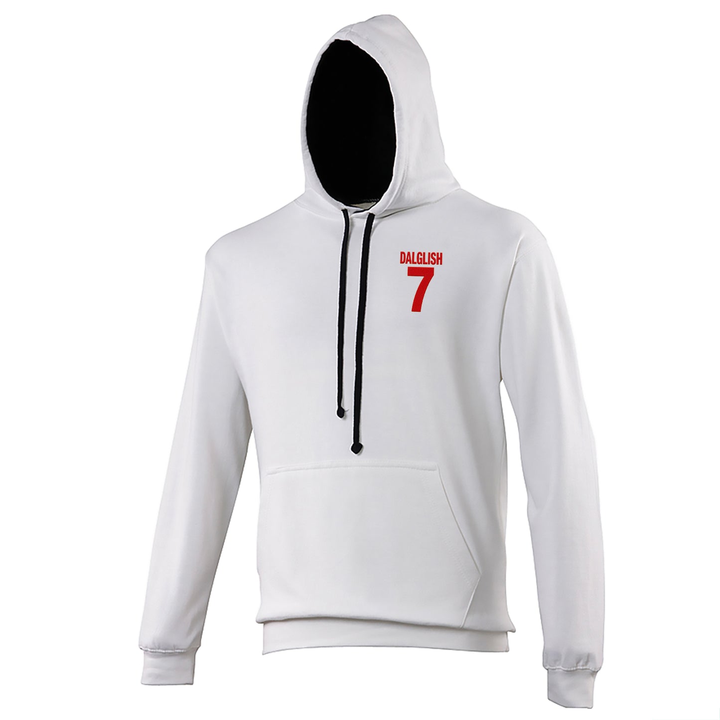 Kenny Dalglish Liverpool Football Contrast Hoodie 