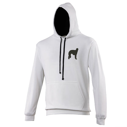 Borzoi Embroidered Contrast Hoodie