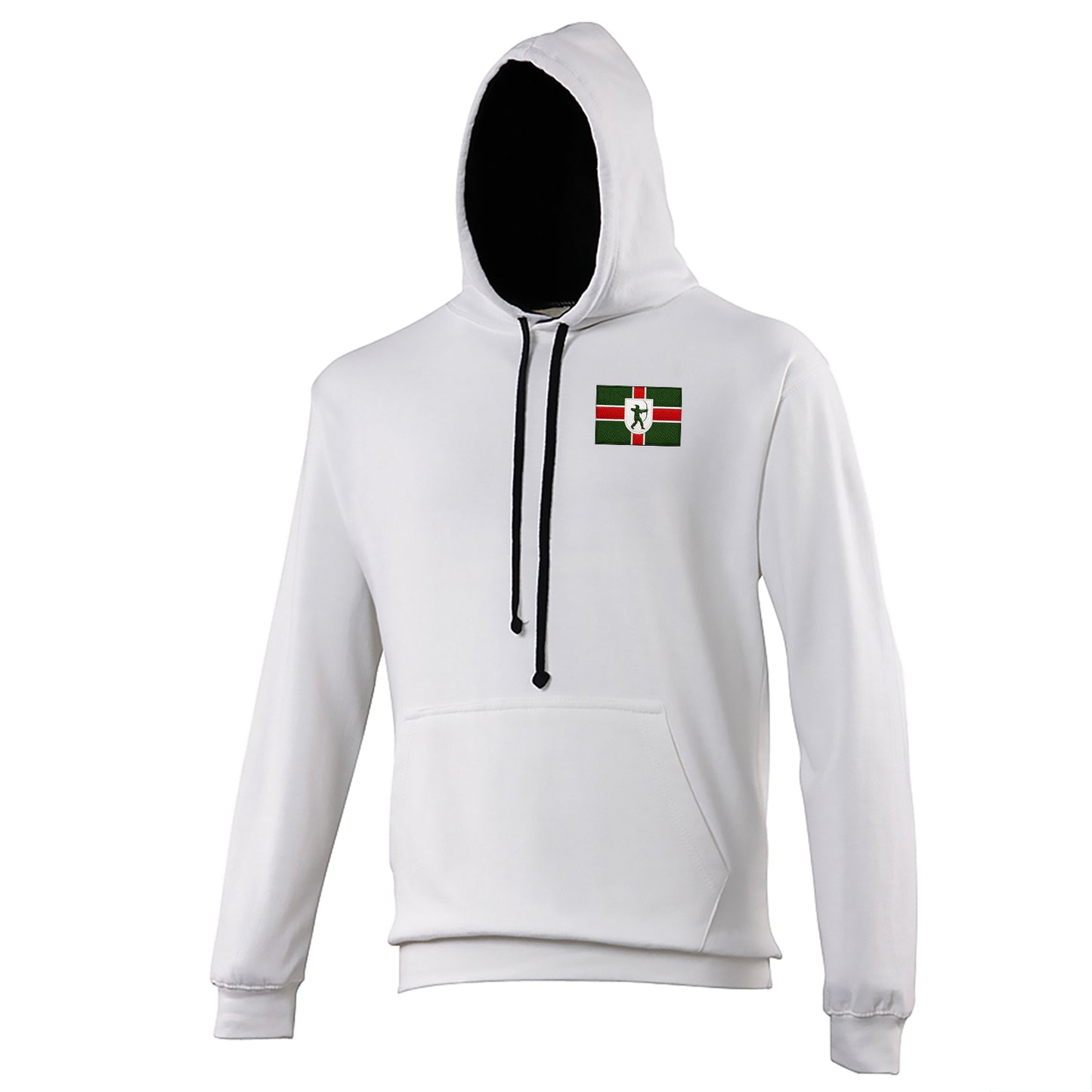 Flag of Nottinghamshire Contrast Hoodie 