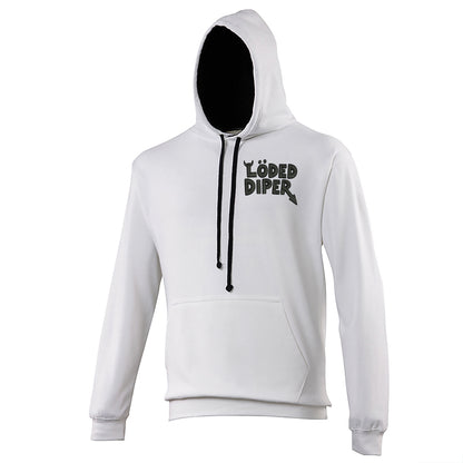 Loded Diper Rock Band Contrast Hoodie 
