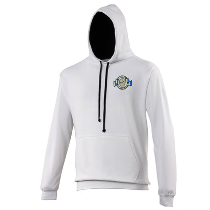 Leeds United Football Contrast Hoodie