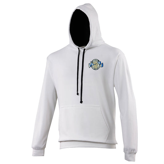 Leeds United Football Contrast Hoodie