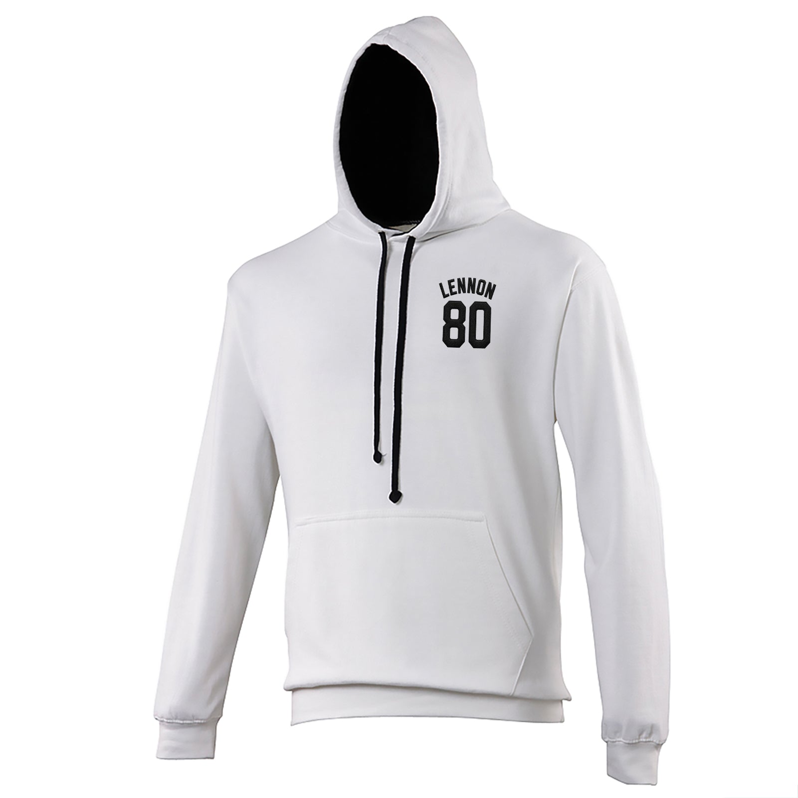 John Lennon Football Contrast Hoodie