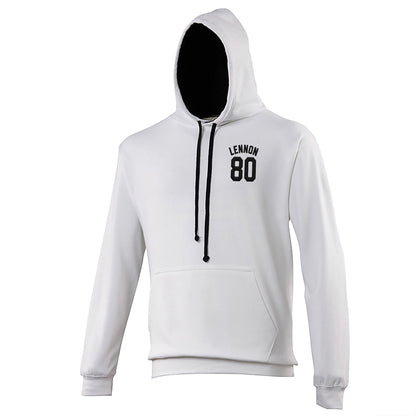 John Lennon Football Contrast Hoodie