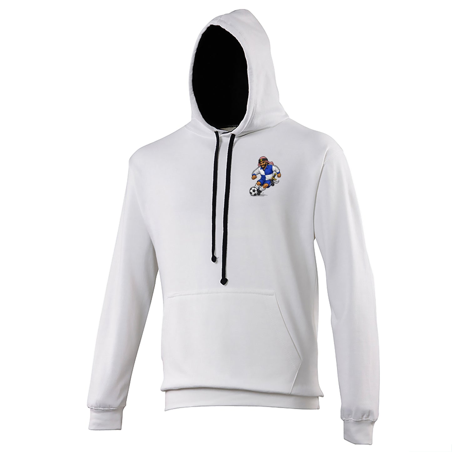 Bristol Rovers Footbal Contrast Hoodie