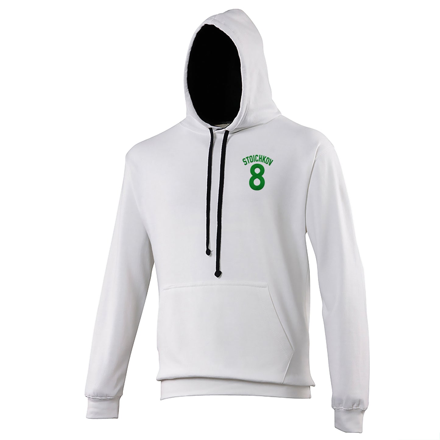 Hristo Stoichkov Bulgaria Football Contrast Hoodie