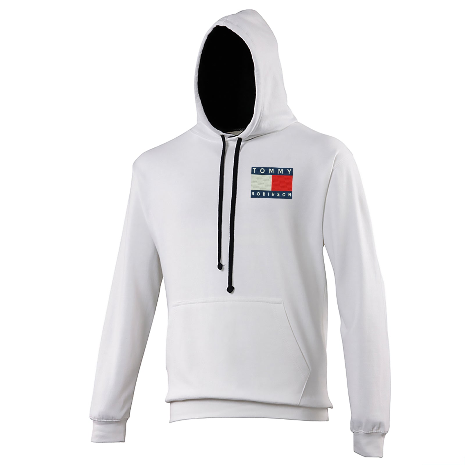 Tommy Robinson Contrast Hoodie