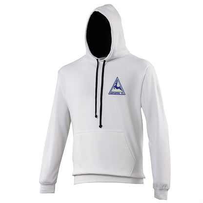 Retro Hartlepool Embroidered Contrast Hoodie