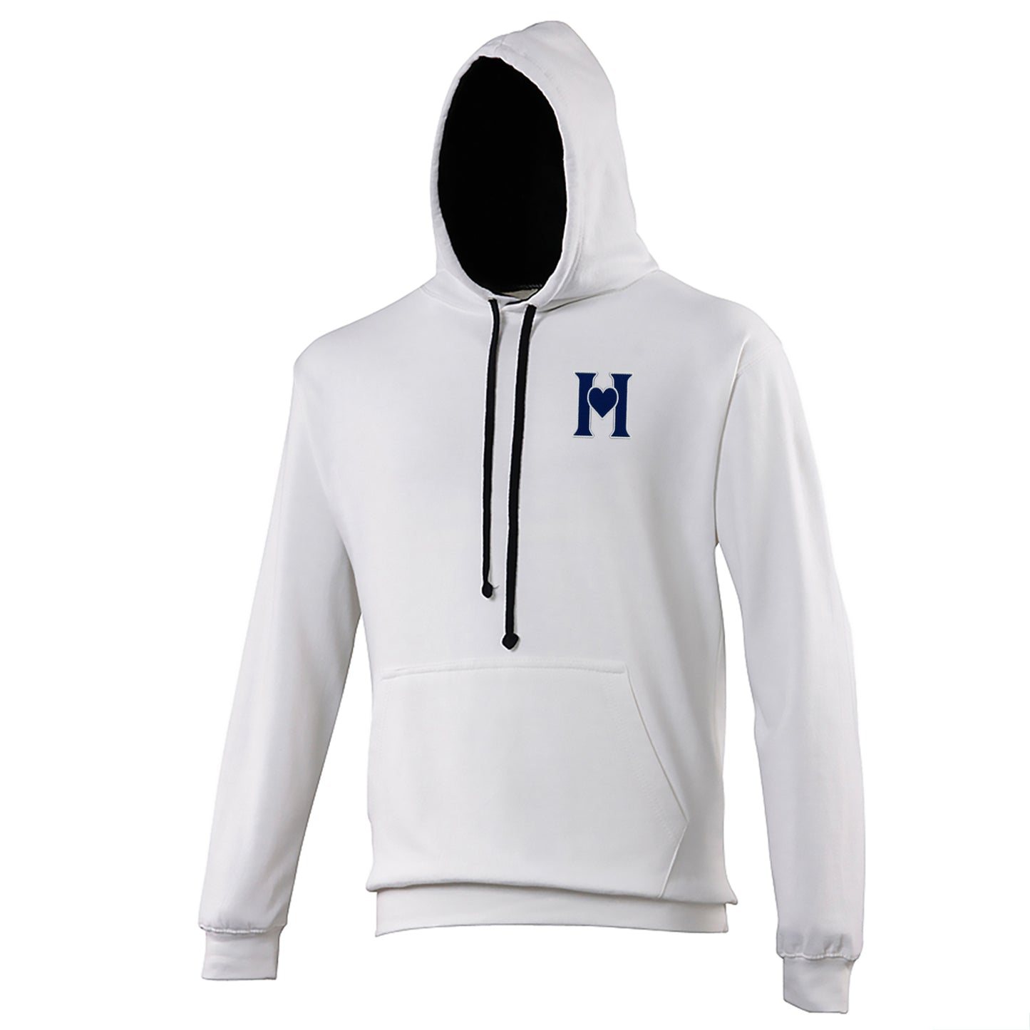 Retro Old School Hearts Football Hoodie