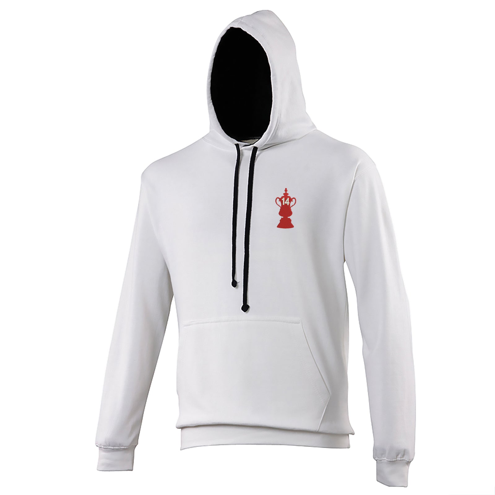 Arsenal 14 Time FA Cup Contrast Hoodie