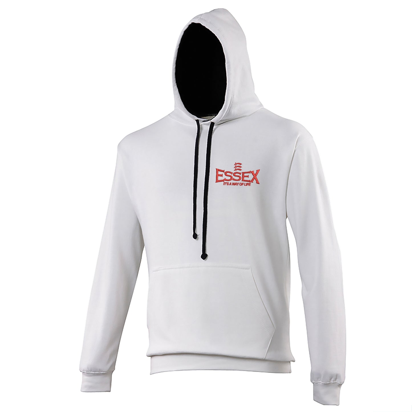 Essex It's Way of Life Embroidered Contrast Hoodie