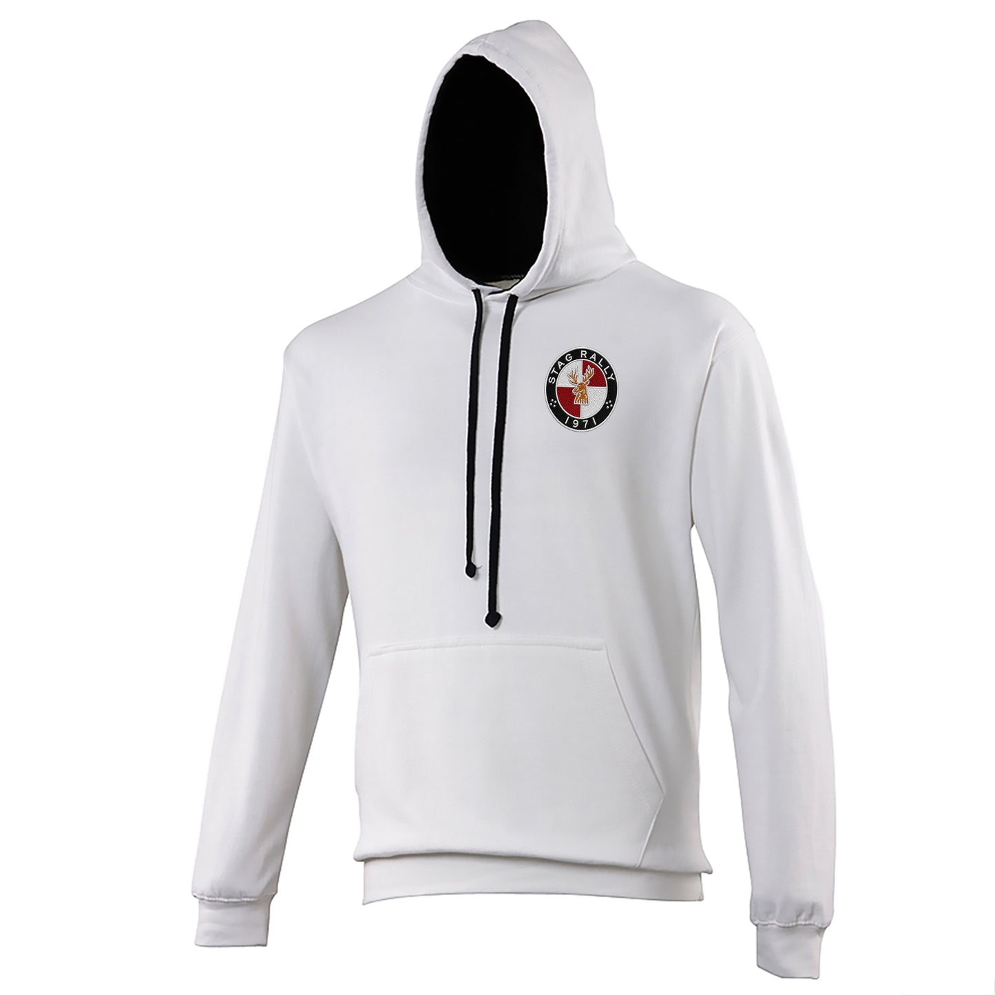 Stag Rally 1971 Contrast Hoodie 
