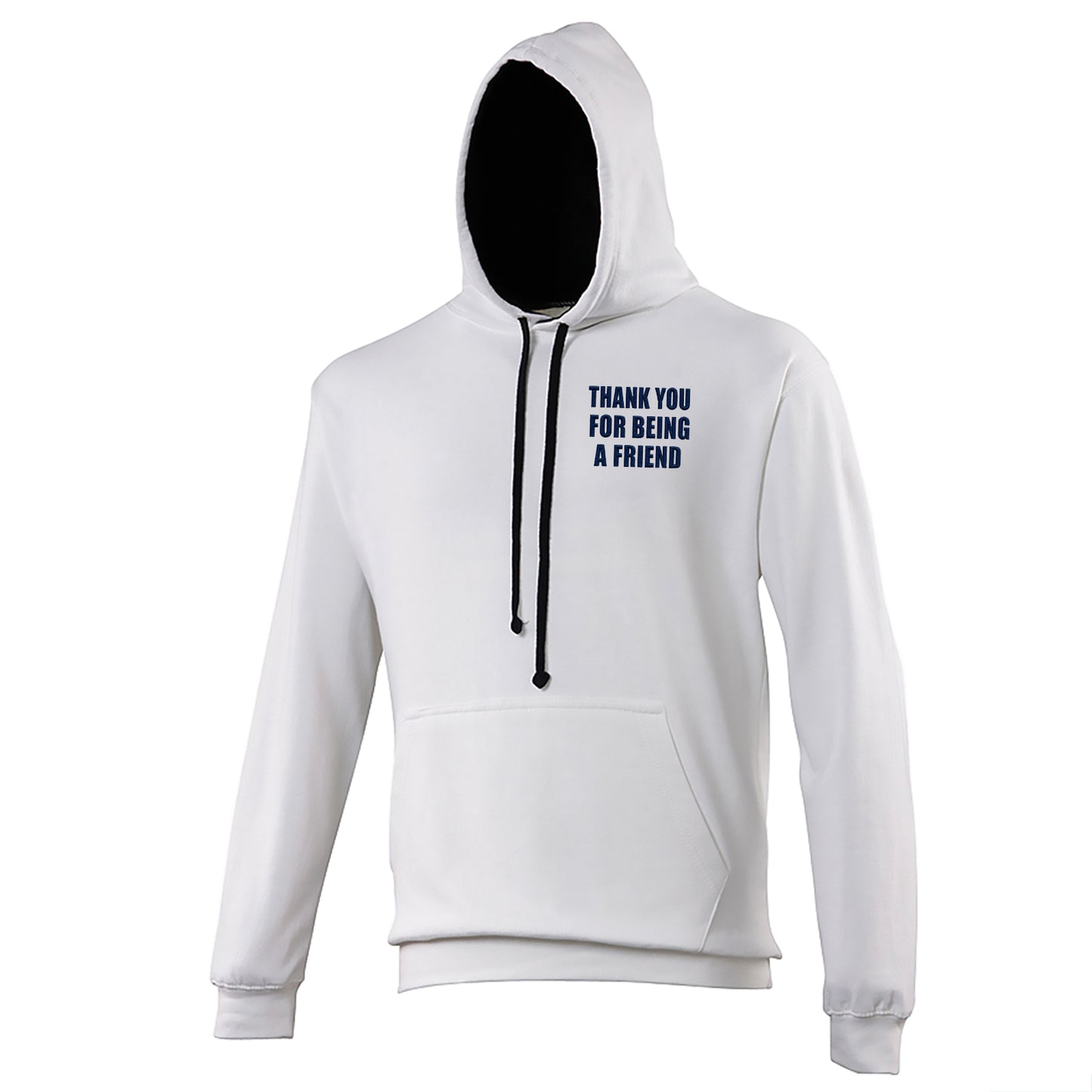 Thank You for Being a Friend Contrast Hoodie