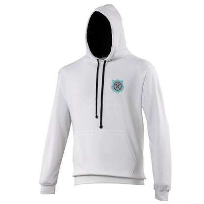 Retro West Ham 1923 Embroidered Contrast Hoodie