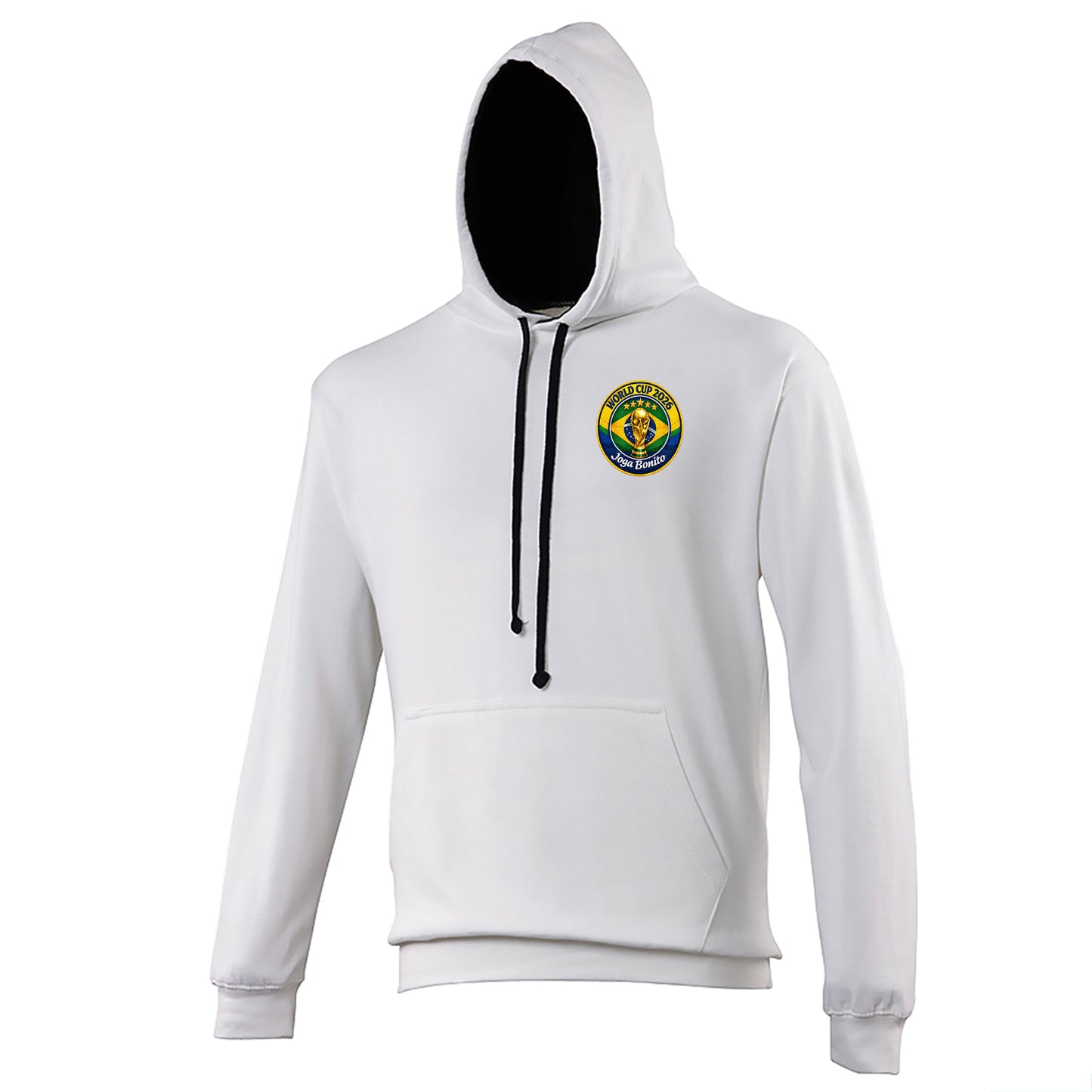 Brazil World Cup 2026 Football Contrast Hoodie