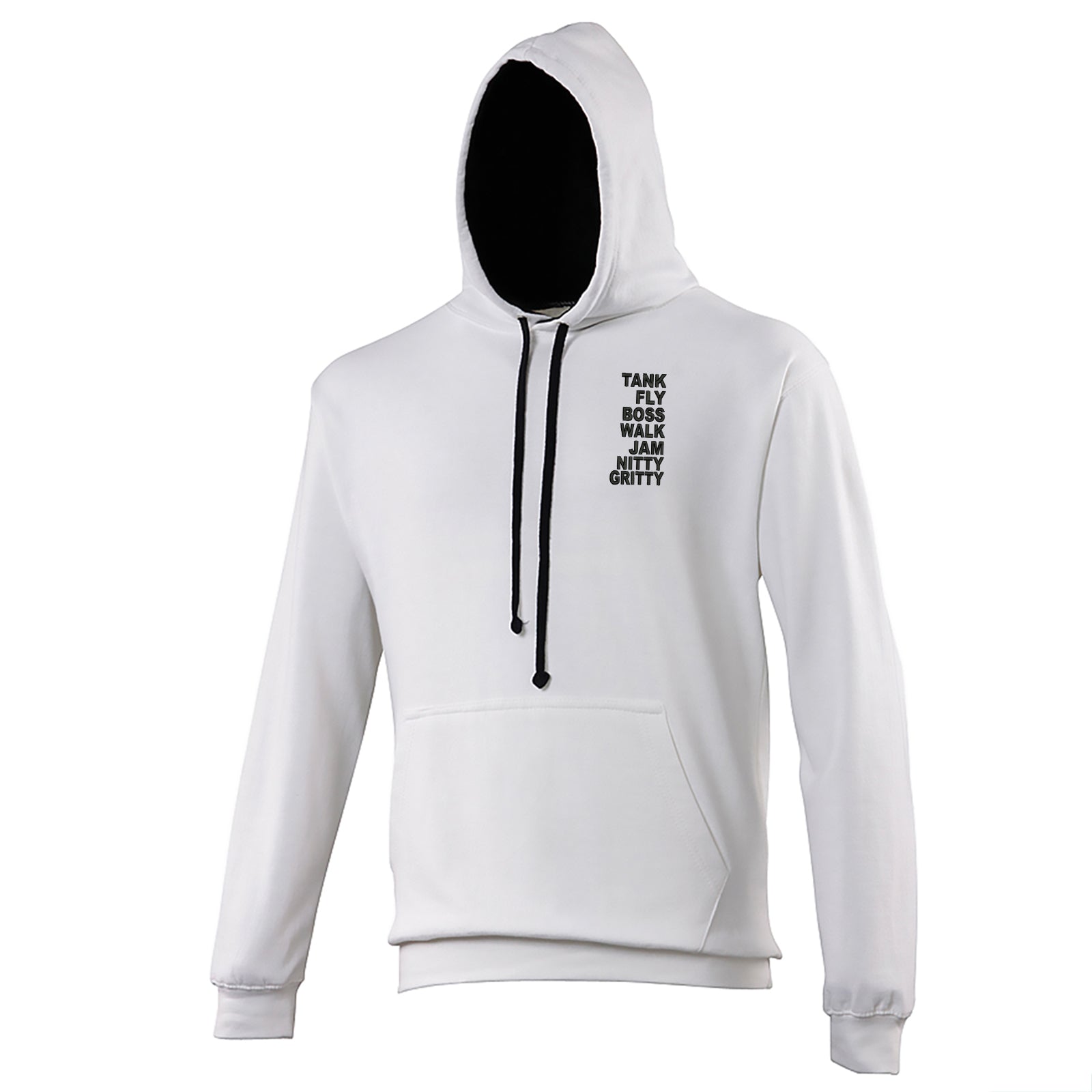 Tank Fly Boss Walk Jam Nitty Gritty Contrast Hoodie
