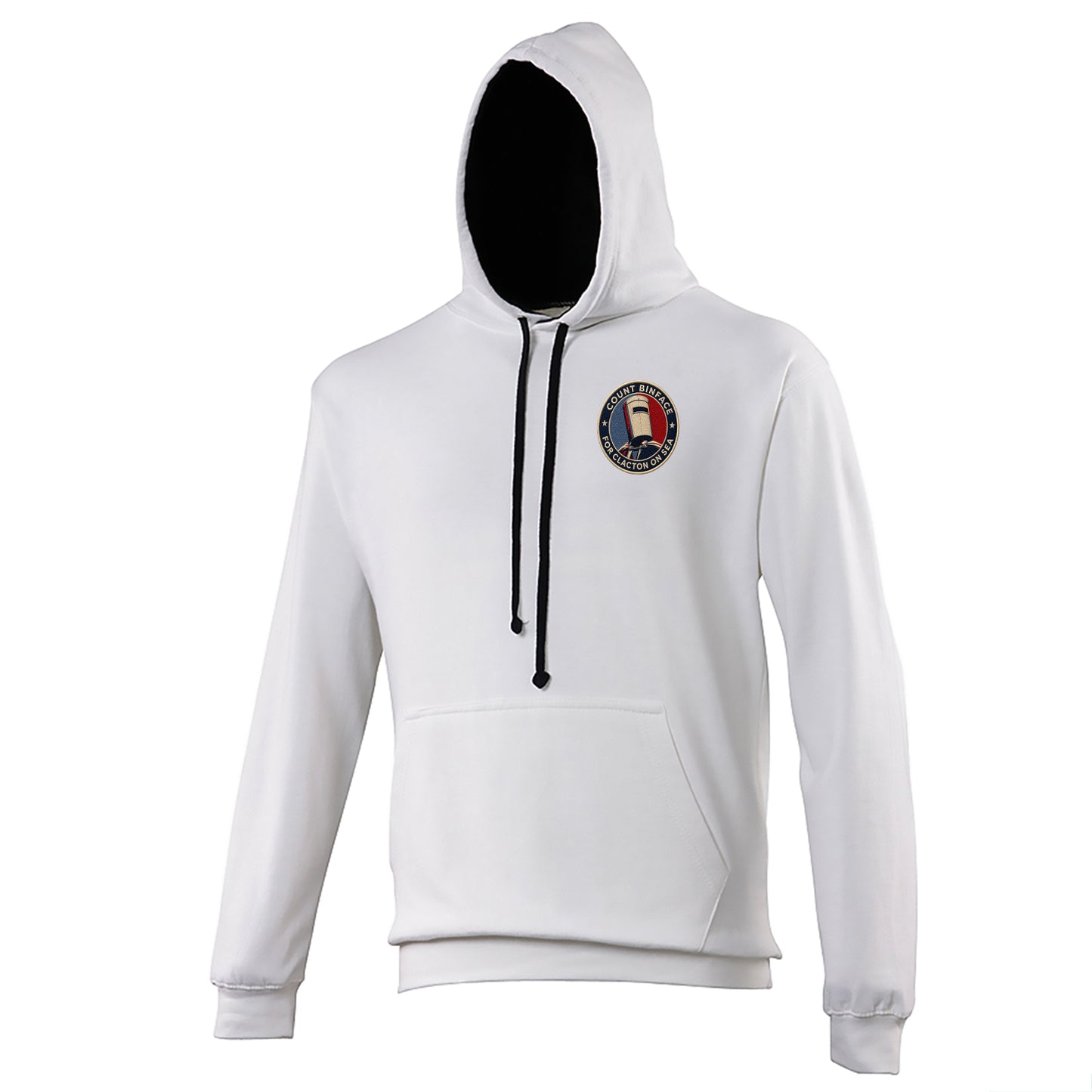 Count Binface Clacton Contrast Hoodie