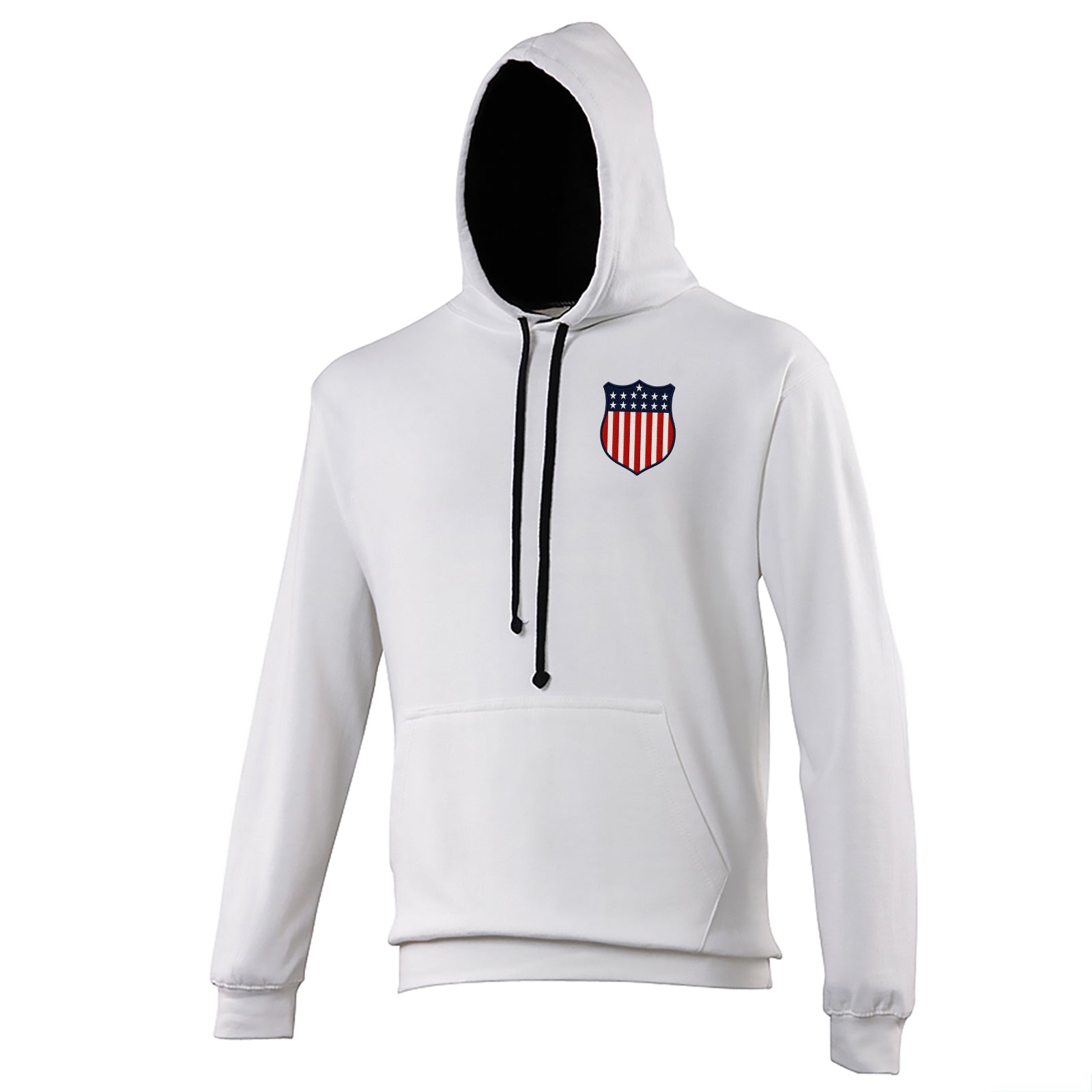 Retro USA 1913 Soccer Contrast Hoodie